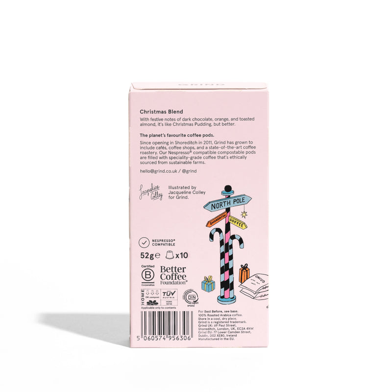 Christmas Tin of 20 Nespresso® Compatible Coffee Pods image