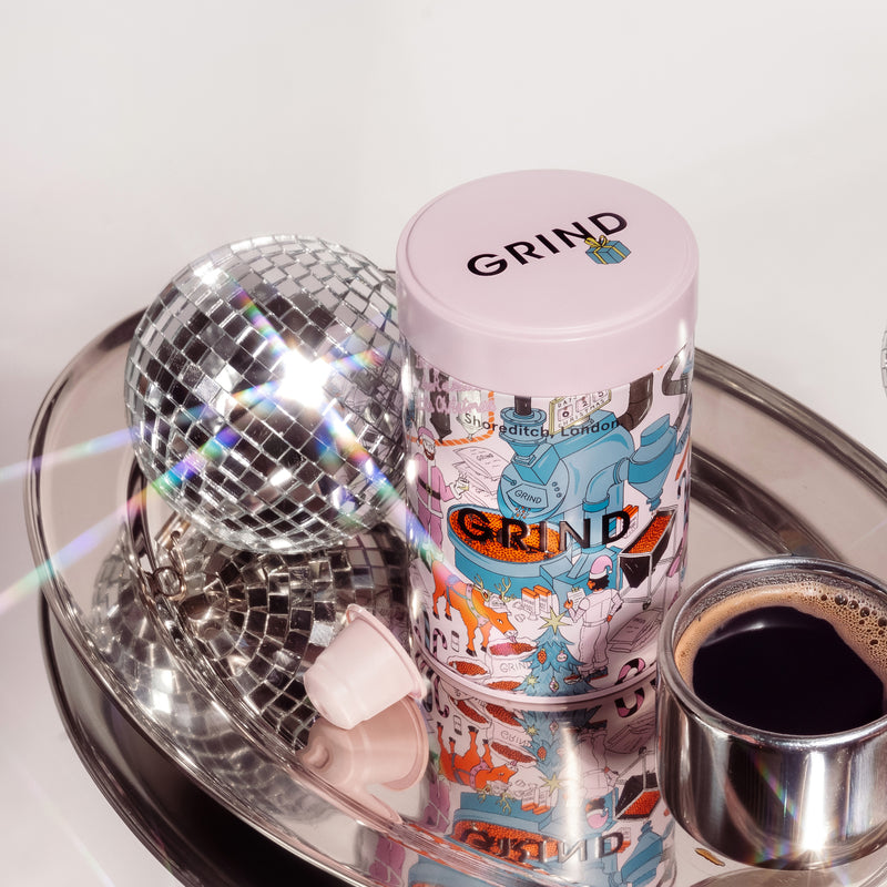 Christmas Tin of 20 Nespresso® Compatible Coffee Pods image