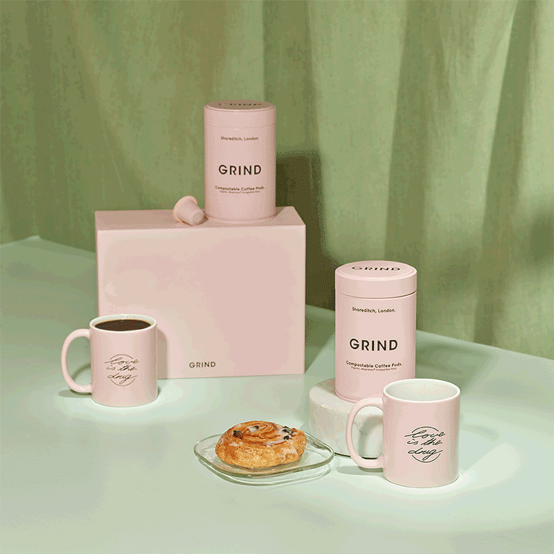 Mug Gift Set - Pink Tin image