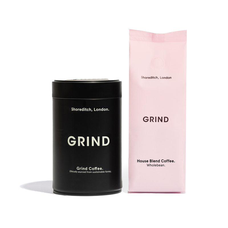 Black Tin of Grind Coffee image