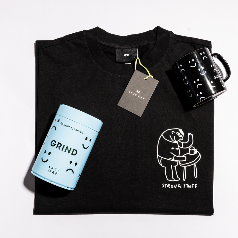 Grind x Lazy Oaf Tin of Compostable Coffee Pods image