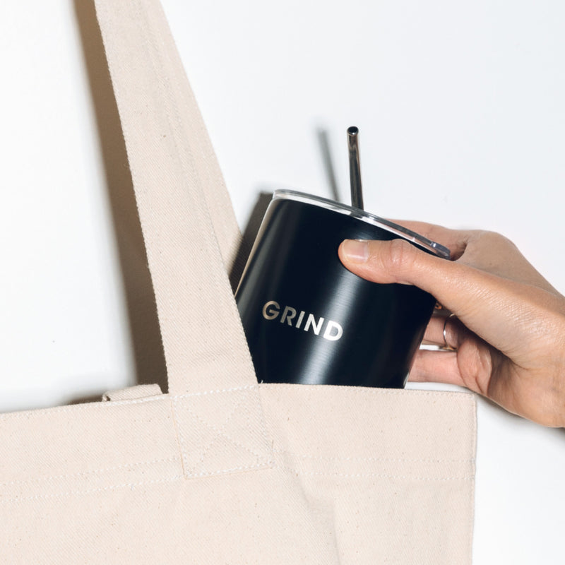 Black Reusable Stainless Steel Coffee Cup image