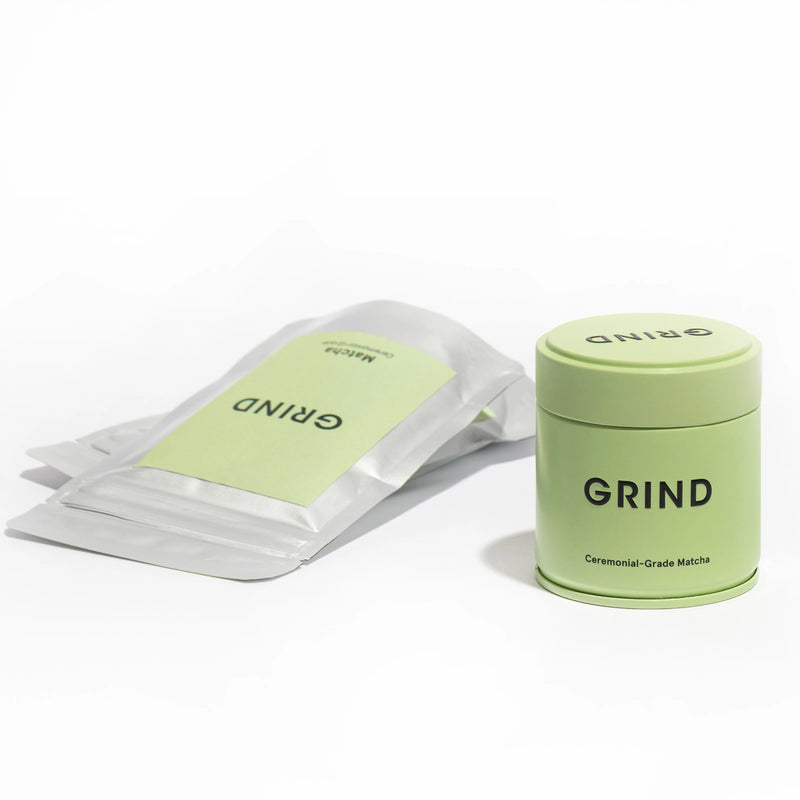 Grind Matcha Tin & 60g Matcha Powder image