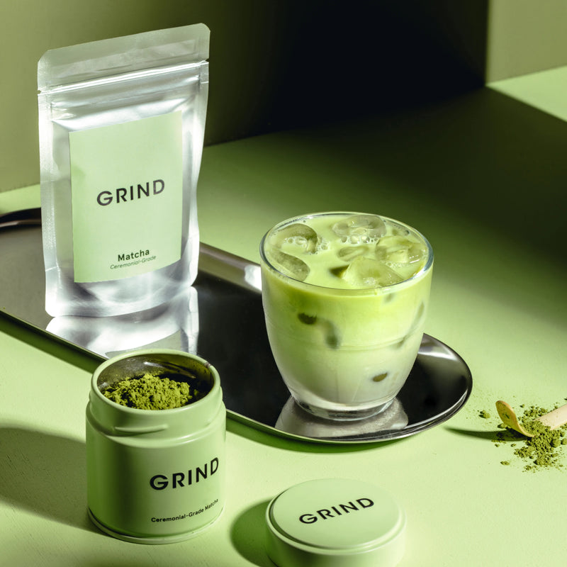 Grind Matcha Tin & 60g Matcha Powder image