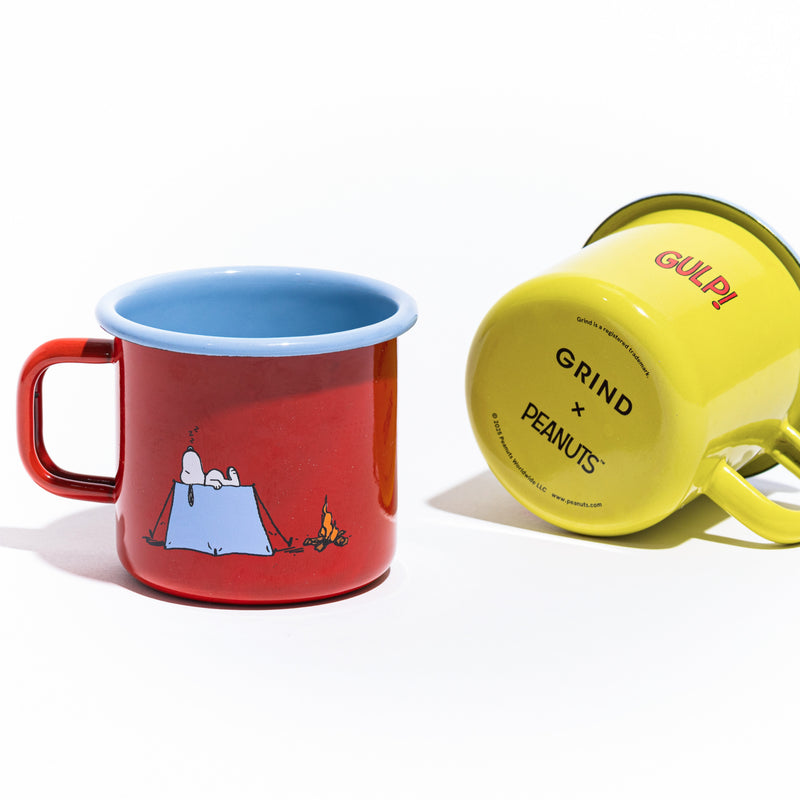 Grind x Peanuts Enamel Mug Set image
