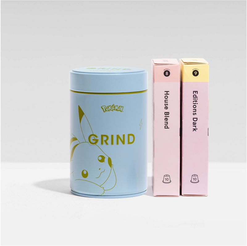 Grind x Pokémon Tin of Compostable Coffee Pods image