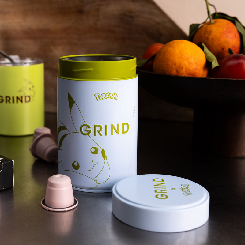 Grind x Pokémon Tin of Compostable Coffee Pods image