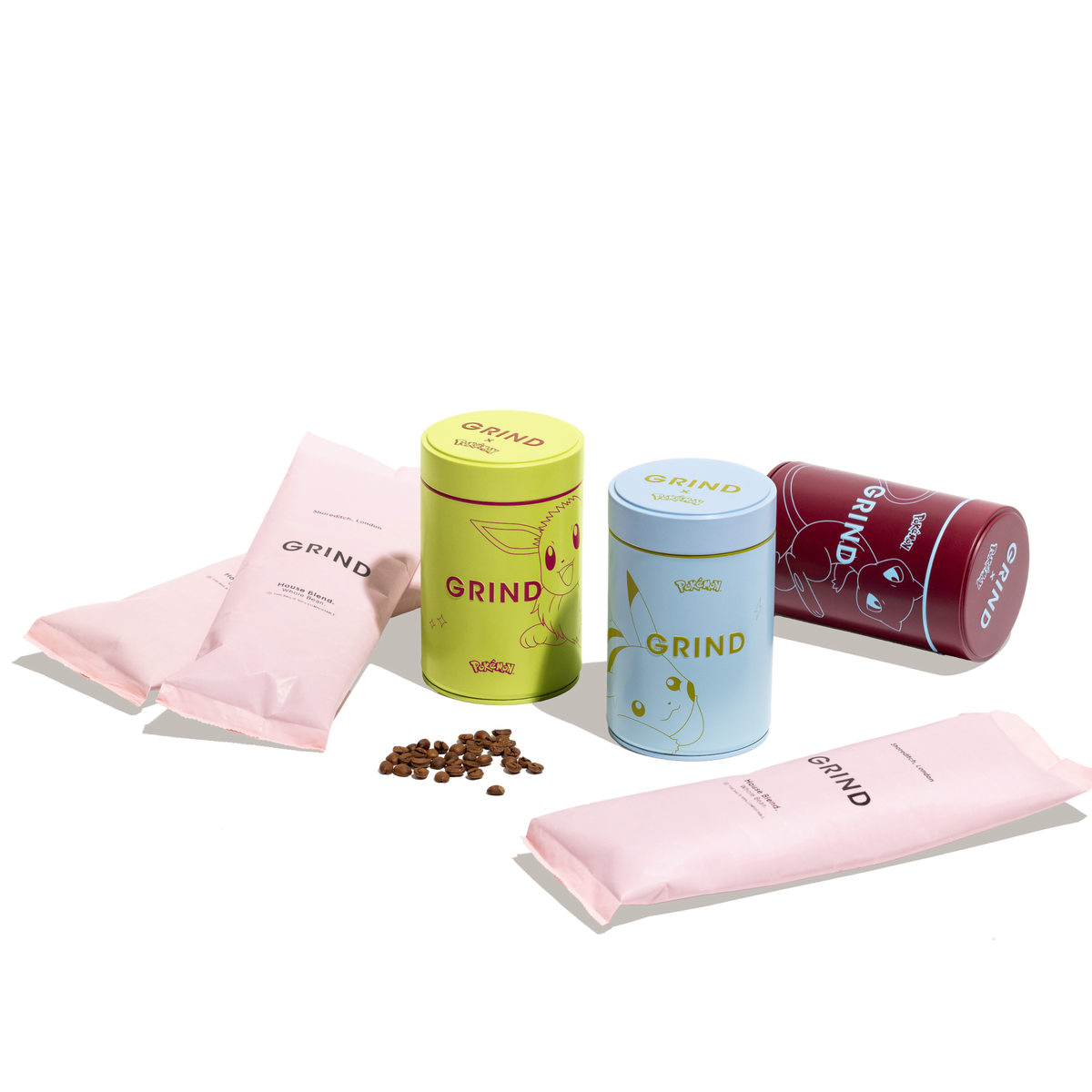 Grind x Pokémon 3 Tins & Coffee Bundle