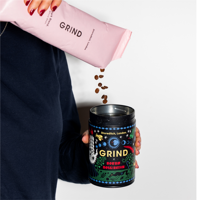 Grind x Sophy Hollington Tin of Coffee image