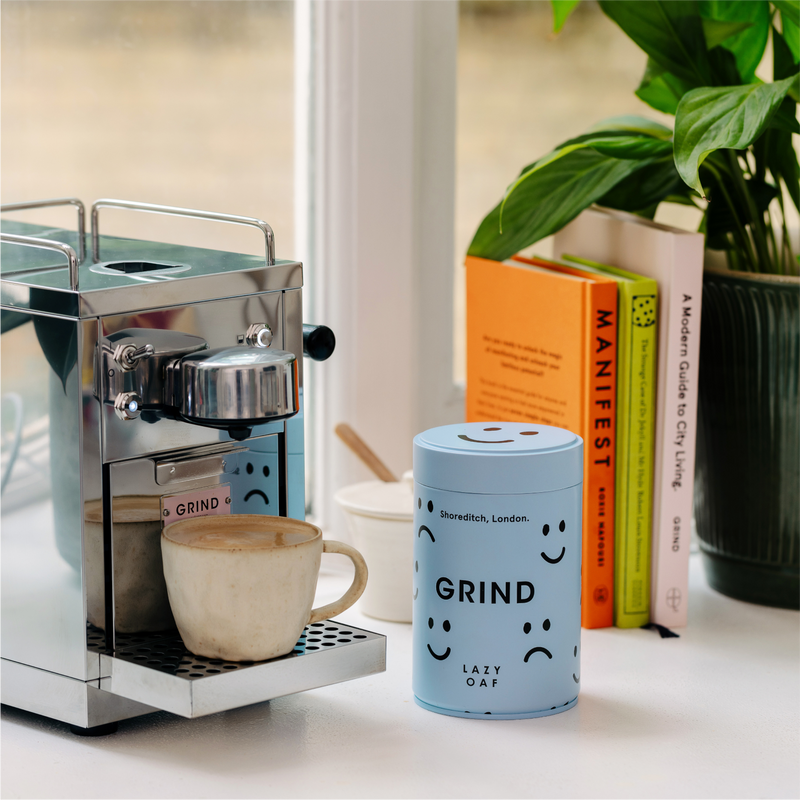 Grind x Lazy Oaf Tin of Compostable Coffee Pods image