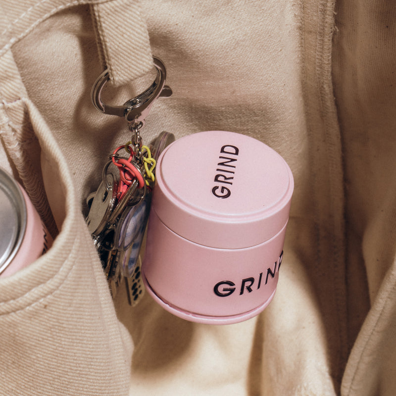Mini Grind Tin Keyring image