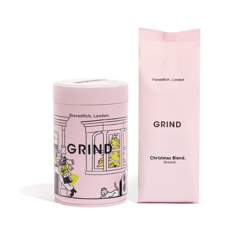 Christmas Tin of Grind Coffee image