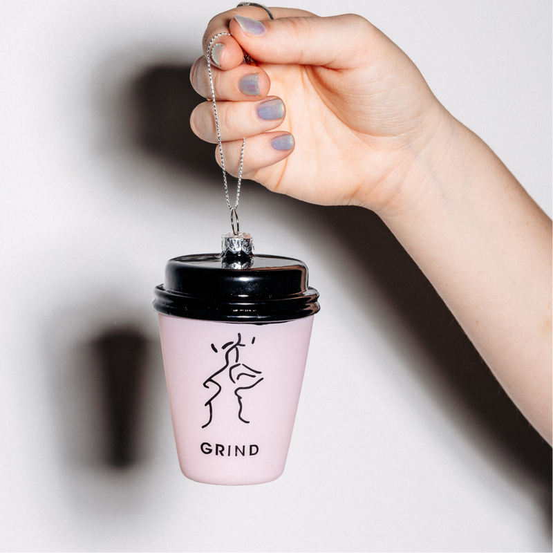 Coffee Cup Christmas Decoration image